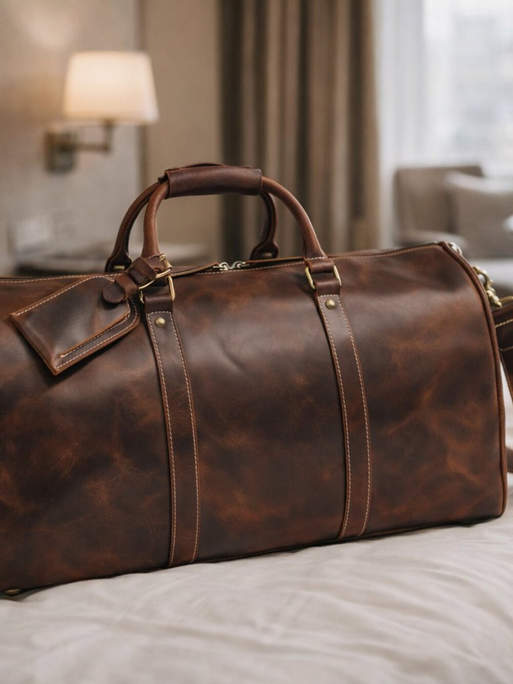 Saddle Weekender Bag (Vintage) 20”*10.5”*10.5” inches (L*W*H) - Picture 6 of 10